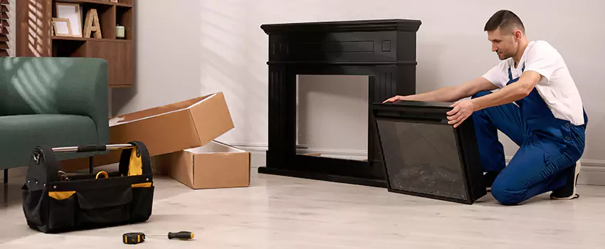 Old Rusted Metal Fireplace Repair And Replacement in Ankeny, IA